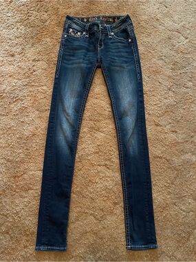 Rock Revival Women's Dark Wash Skinny Jeans 25!